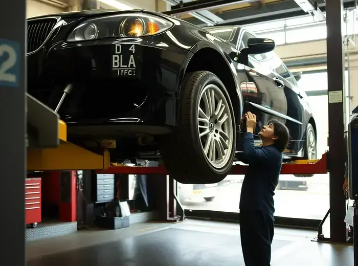 輸入車のサスペンション整備